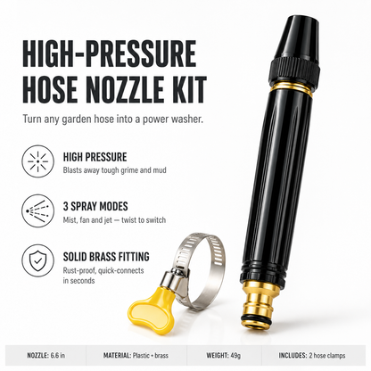 High-Pressure Water Gun Nozzle