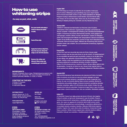 Purple Whitening Strips