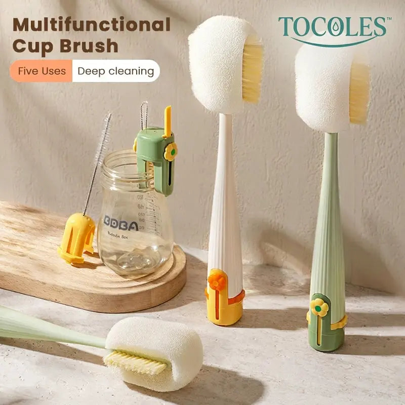 5-in-1 Bottle and Straw Cleaning Brush Set