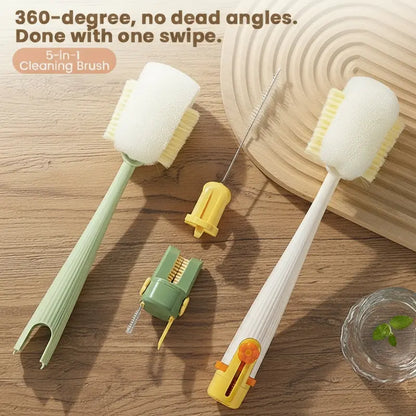 5-in-1 Bottle and Straw Cleaning Brush Set