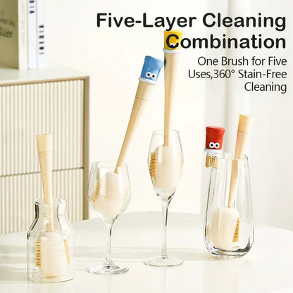 5-in-1 Bottle and Straw Cleaning Brush Set
